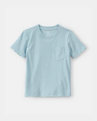 Toddler Solid Pocket T-Shirt - Blue