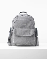 Luna Backpack Diaper Bag - Heather Grey