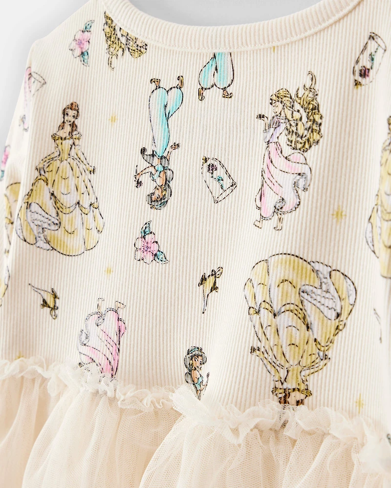 Toddler Disney Princess Long-Sleeve Tutu Dress