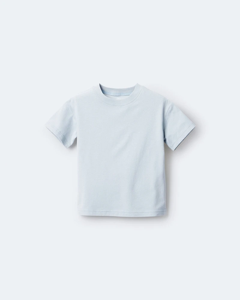 Toddler Short-Sleeve Relaxed Tee - Light Blue