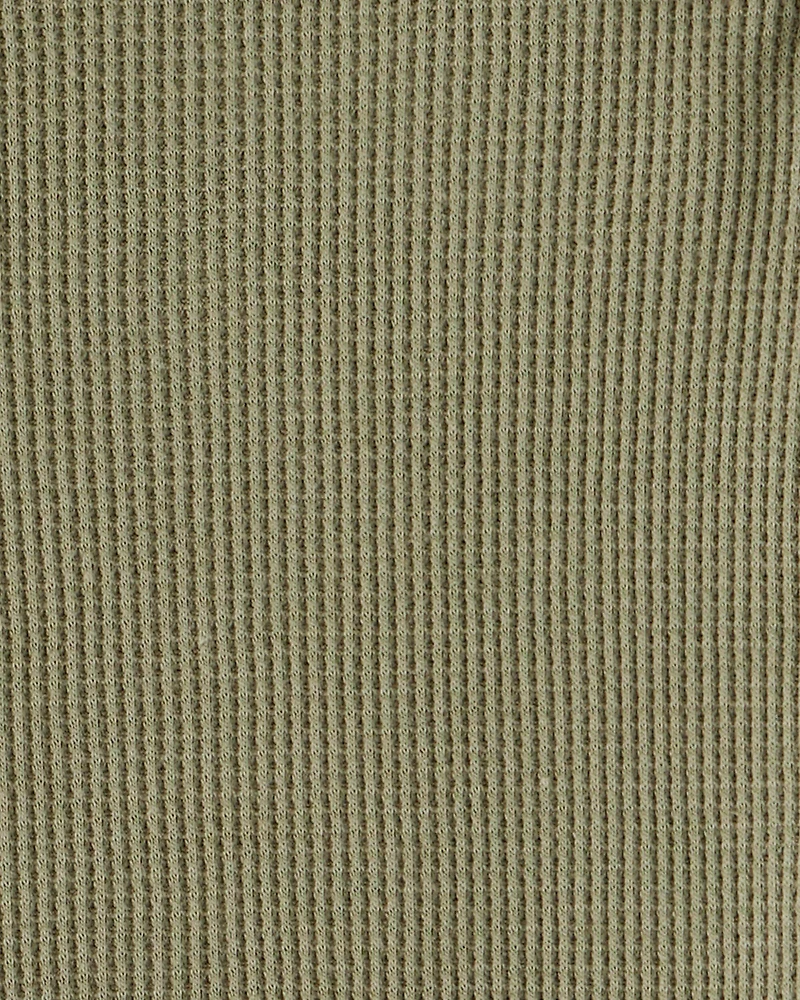 Toddler Boy Long-Sleeve Henley T-Shirt - Green