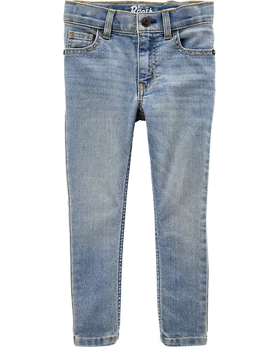 Toddler Sun Faded Light Wash Skinny-Leg Jeans
