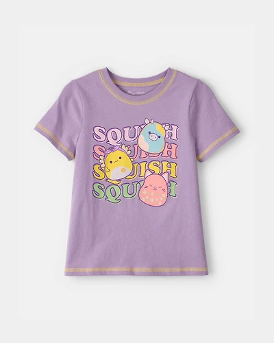Girls Squishmallow Graphic Tee - Purple