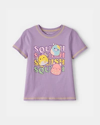 Girls Squishmallow Graphic Tee - Purple