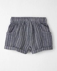 Baby Boy 2-Piece Organic Cotton Gauze Top & Short Set