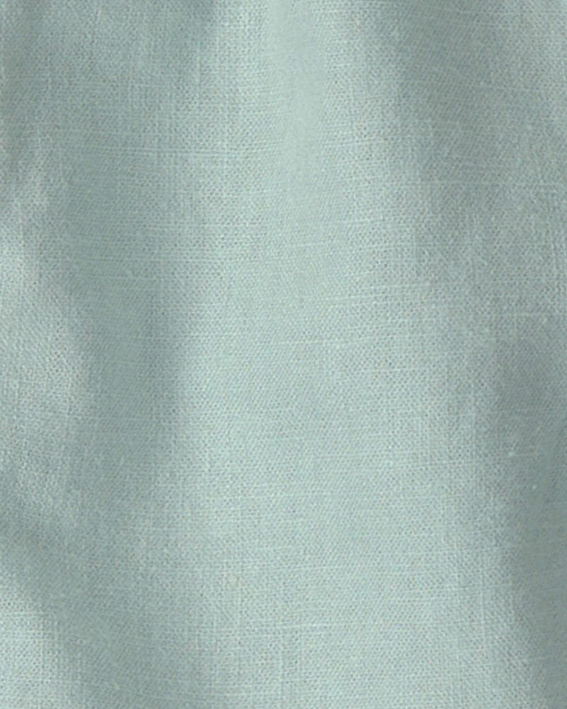 Baby Boy Linen Pants - Green