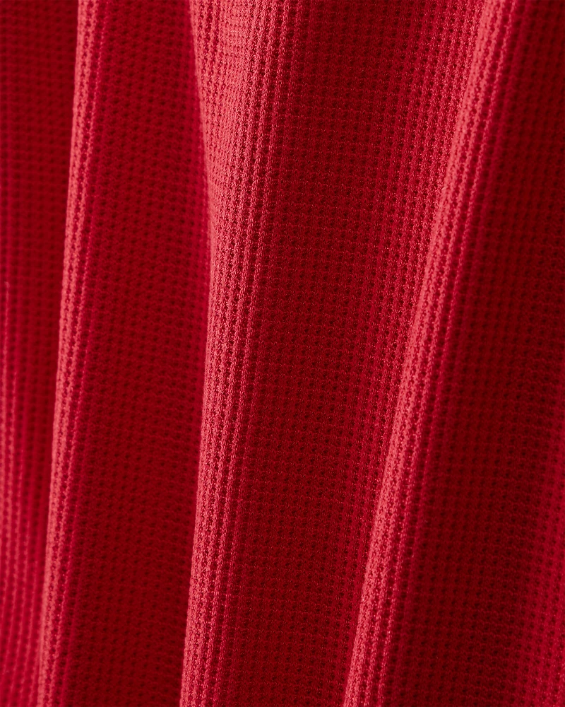 Toddler Solid PurelySoft Snug Fit 2-Piece Pajamas - Red