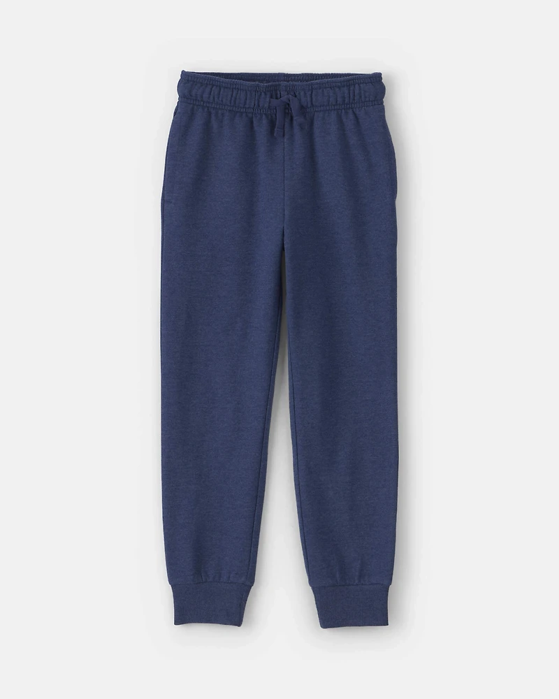 Boys French Terry Joggers - Navy Blue