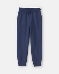 Boys French Terry Joggers - Navy Blue
