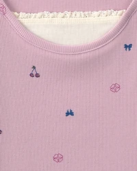 Girls Long-Sleeve Top - Purple