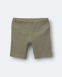 Toddler Girl Brooklyn Bike Shorts - Olive