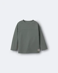 Toddler Boy Chillin' Long-Sleeve Relaxed Graphic Tee - Olive