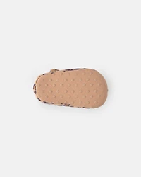 Baby Girl Cheetah Mary Jane Flats - Brown