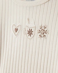 Toddler Girl Long-Sleeve Top - Ivory