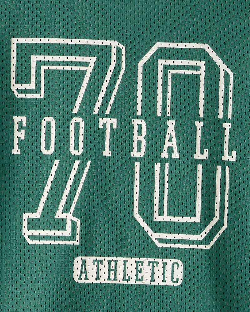 Boys Short-Sleeve Mesh Jersey - Green