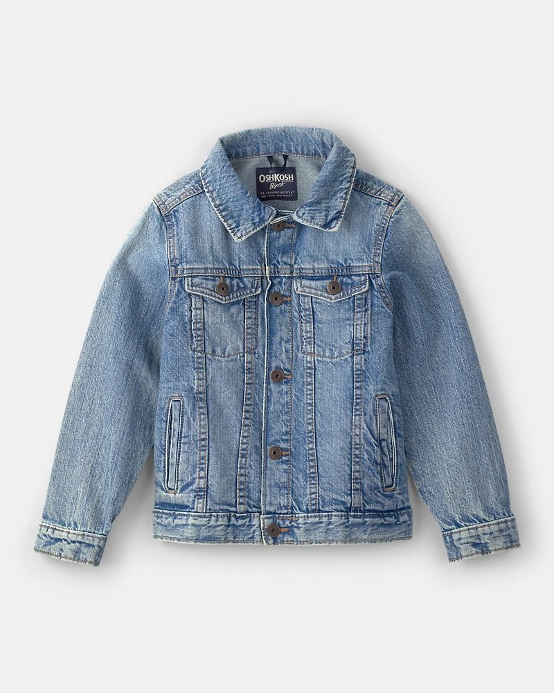 Kid Denim Jacket - Medium Wash