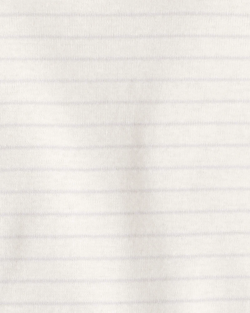 Baby Boy 3-Piece Long-Sleeve Bodysuit, Vest & Denim Pant Set