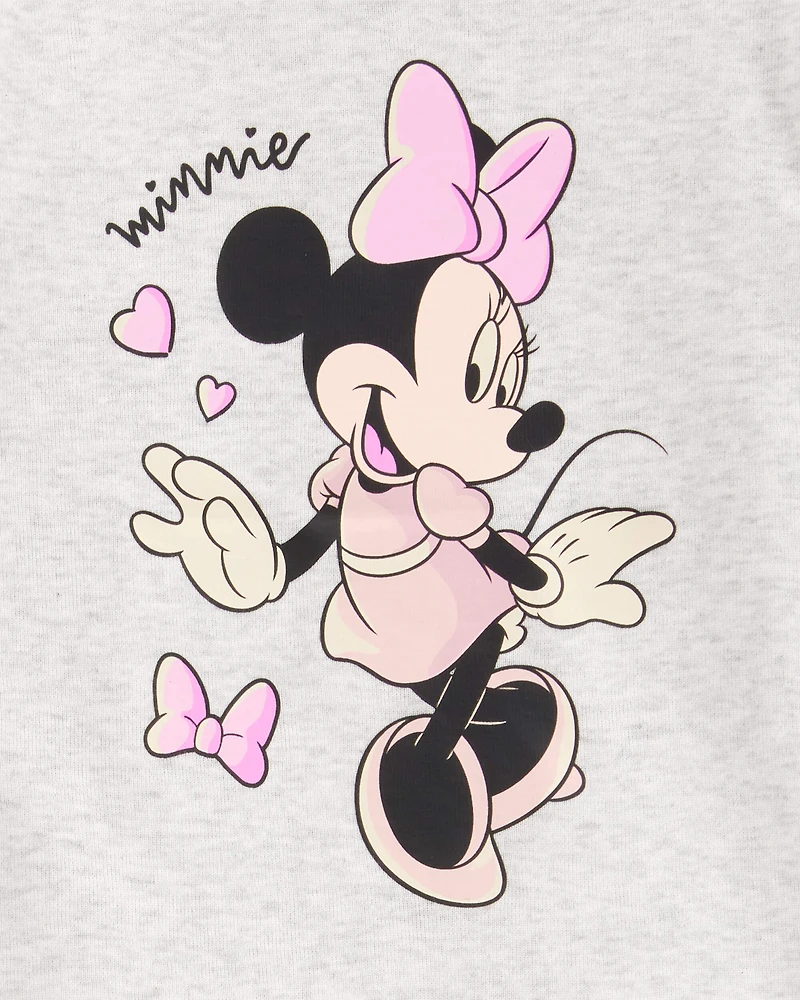 Toddler Girl Minnie Mouse Snug Fit Cotton 2-Piece Pajamas