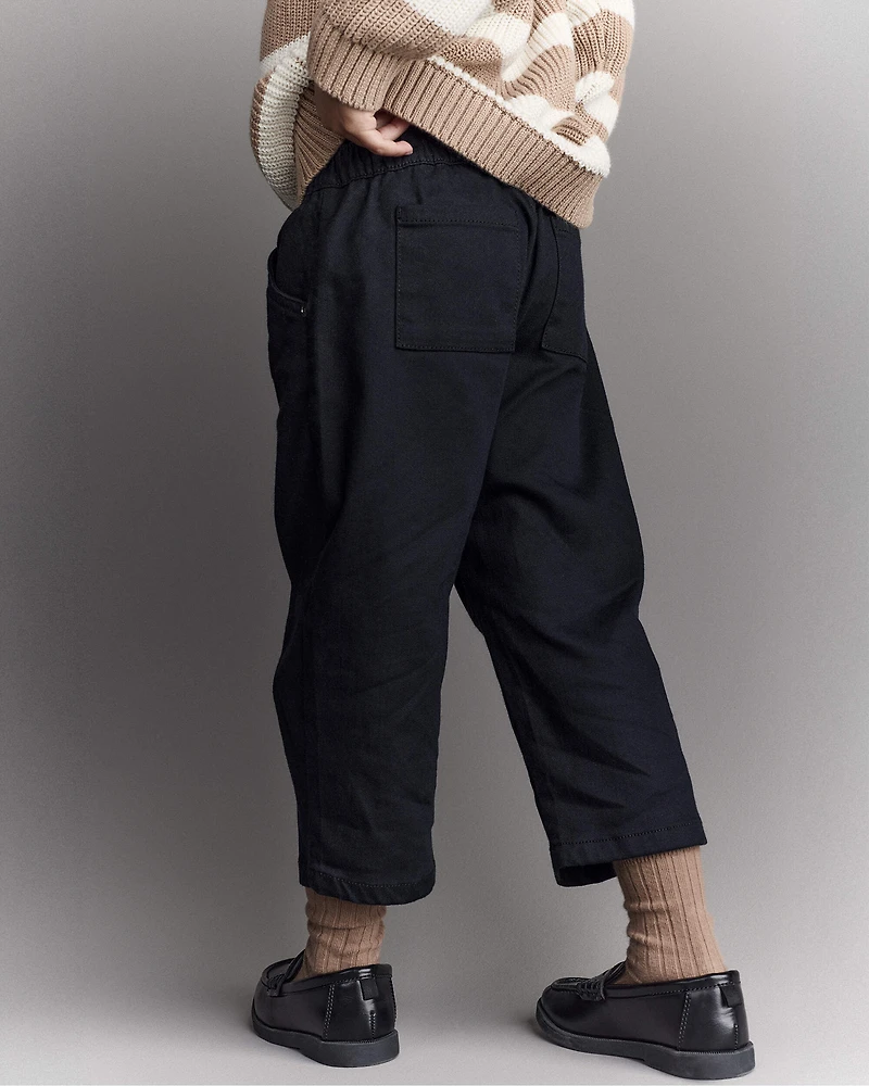 Toddler Barrel Pant - Black