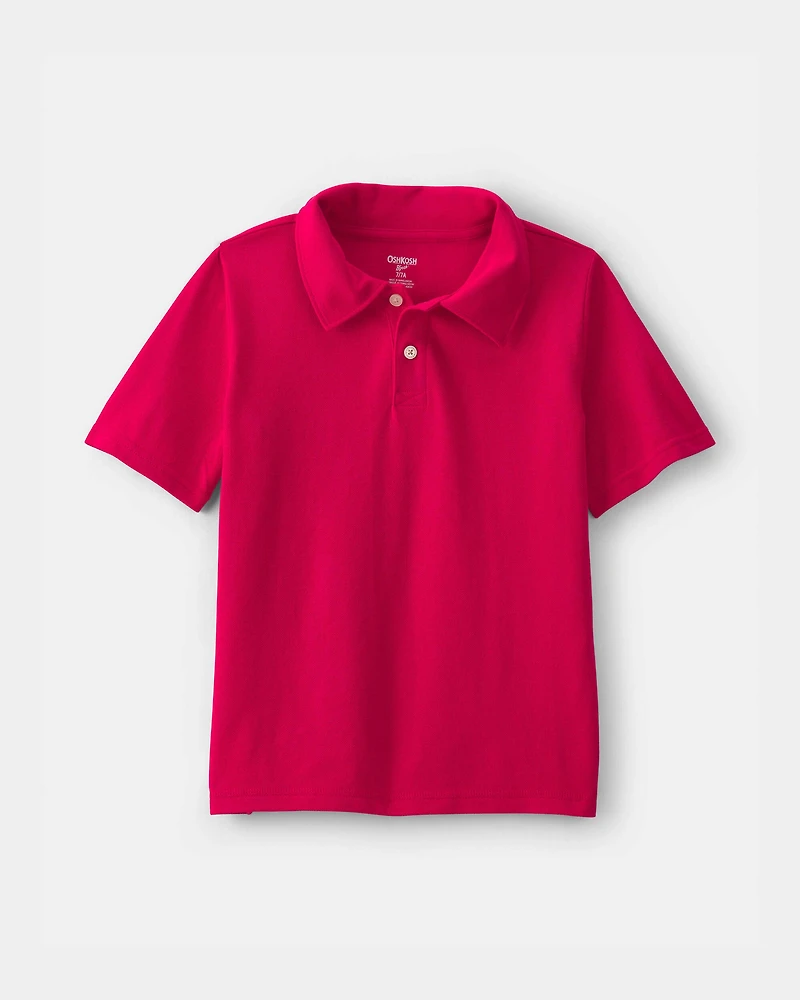 Boys -Pack Uniform Piqué Polo Shirts