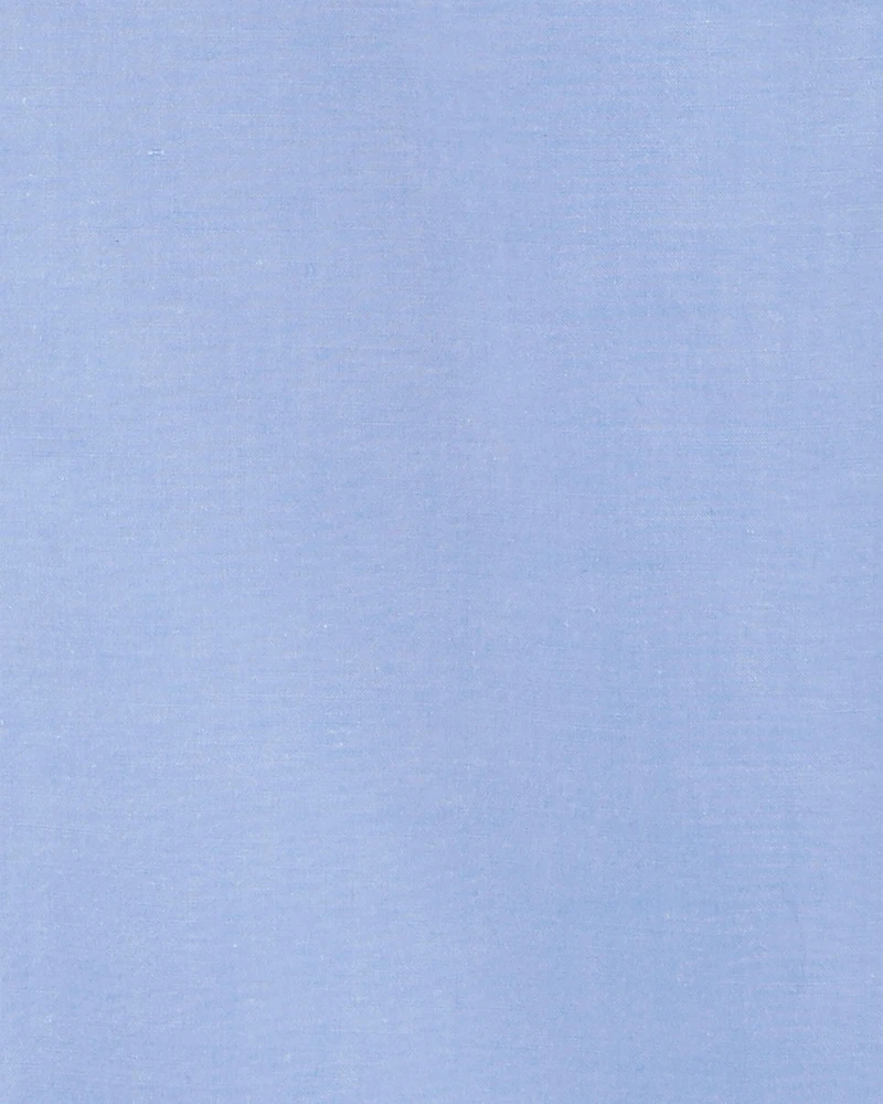 Boys Uniform Button-Front Shirt - Blue