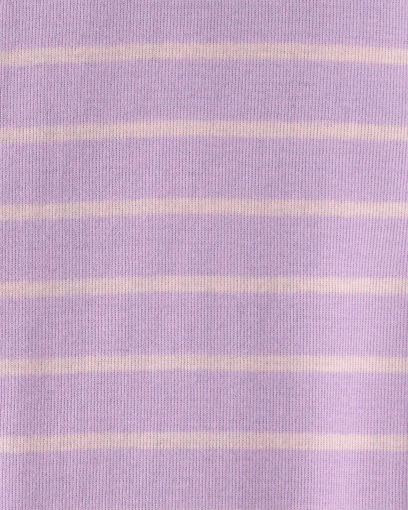 Baby Girl 3-Pack Fruit 100% Cotton 1-Piece Pajama Sets - Pink/Purple