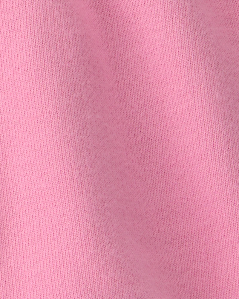 Baby Girl French Terry Shorts - Pink