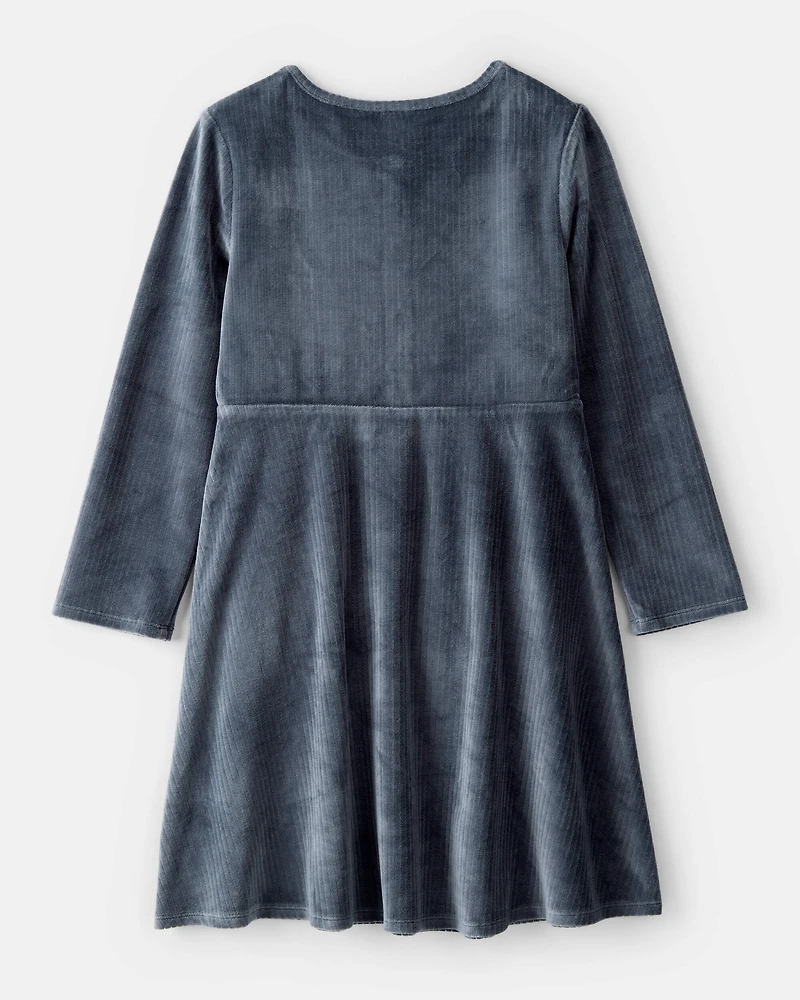 Girls Cozy Rib Dress