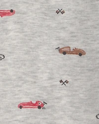 Baby Boy 4-Pack Race Car Long-Sleeve Bodysuits