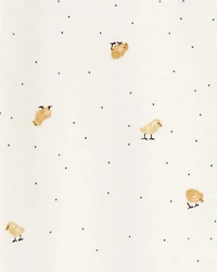 Baby 2-Pack 2-Way Zip Cotton Sleep & Play Pajamas - White/Beige