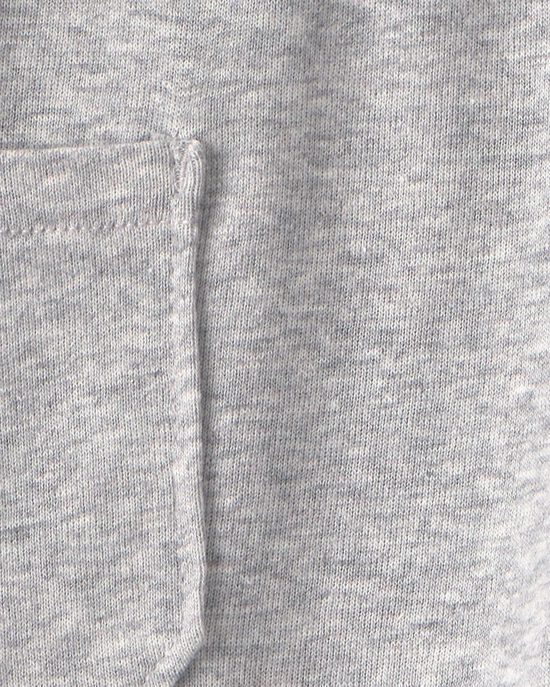 Baby Boy 2-Piece Varsity Long-Sleeve Bodysuit & Pant Set - Grey