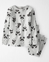 Baby Organic Cotton Pajamas Set in Panda Bear