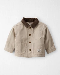 Baby Organic Cotton Twill Barn Jacket