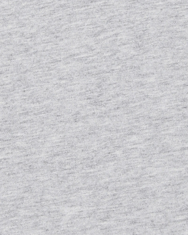 Baby Boy Short-Sleeve Henley Tee - Grey