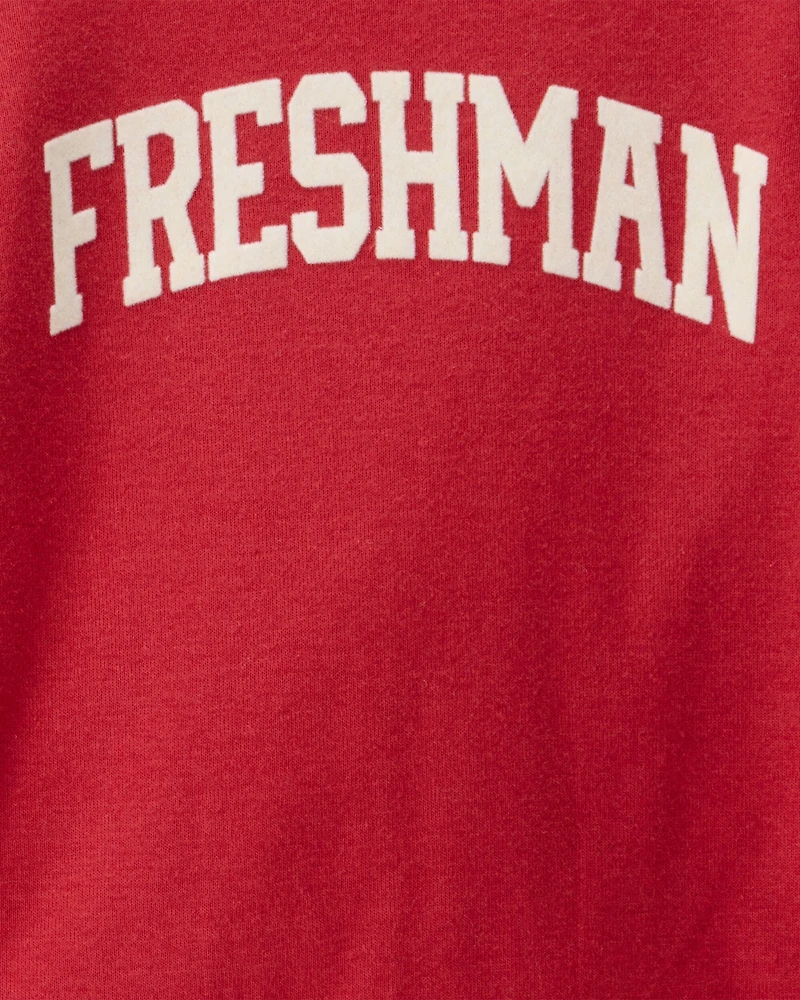 Baby Boy 2-Piece Freshman Long-Sleeve Bodysuit & Pull-On Pant Set