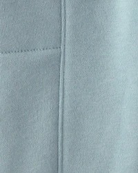 Baby Boy 2-Piece Striped Fleece Henley Top & Pant Set - Blue/Cream