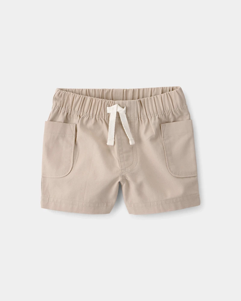 Baby Boy 3-Piece Into The Wild Top, Bodysuit & Short Set - Ivory/Brown