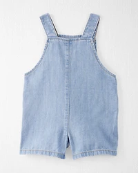Baby Organic Cotton Chambray Shortall