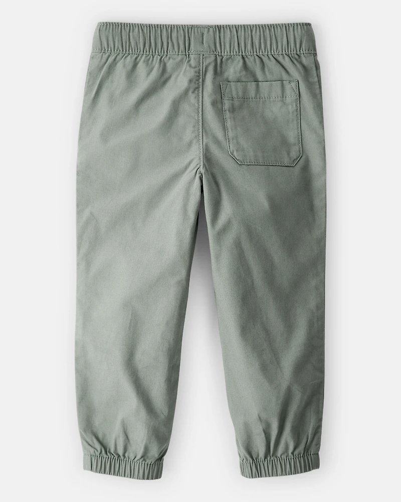 Toddler Boy Cotton Everyday Pull-On Jogger - Green