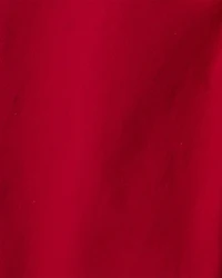 Baby Boy 3-Piece Holiday Print Cotton Long-Sleeve Shirt & Suspender Pant Set - Red/White