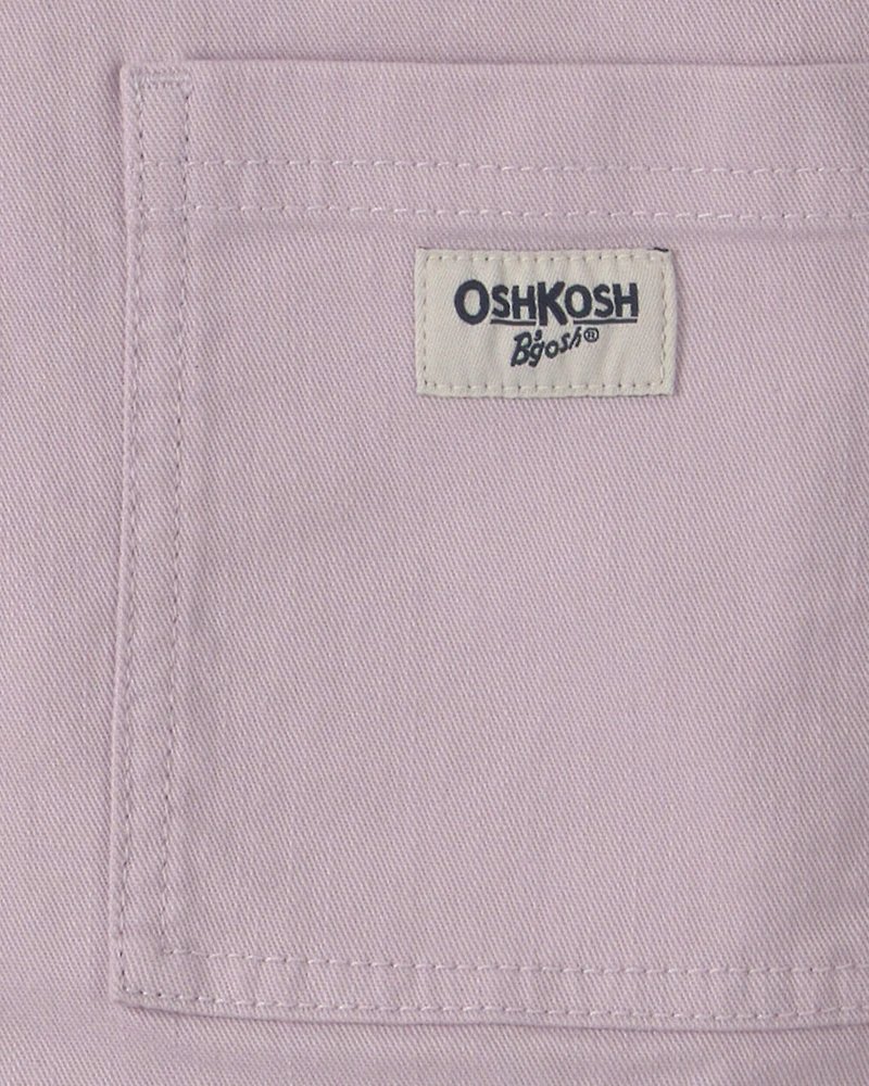 Girls Twill Bomber Jacket - Purple
