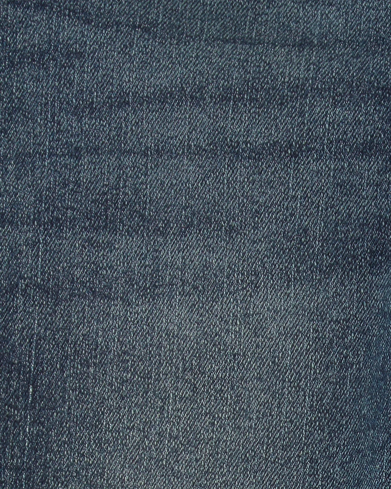 Toddler Neutral Faded Dark Wash Straight-Leg Jeans
