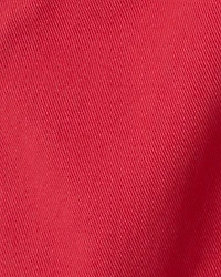 Baby Boy Solid Twill Pants  - Red