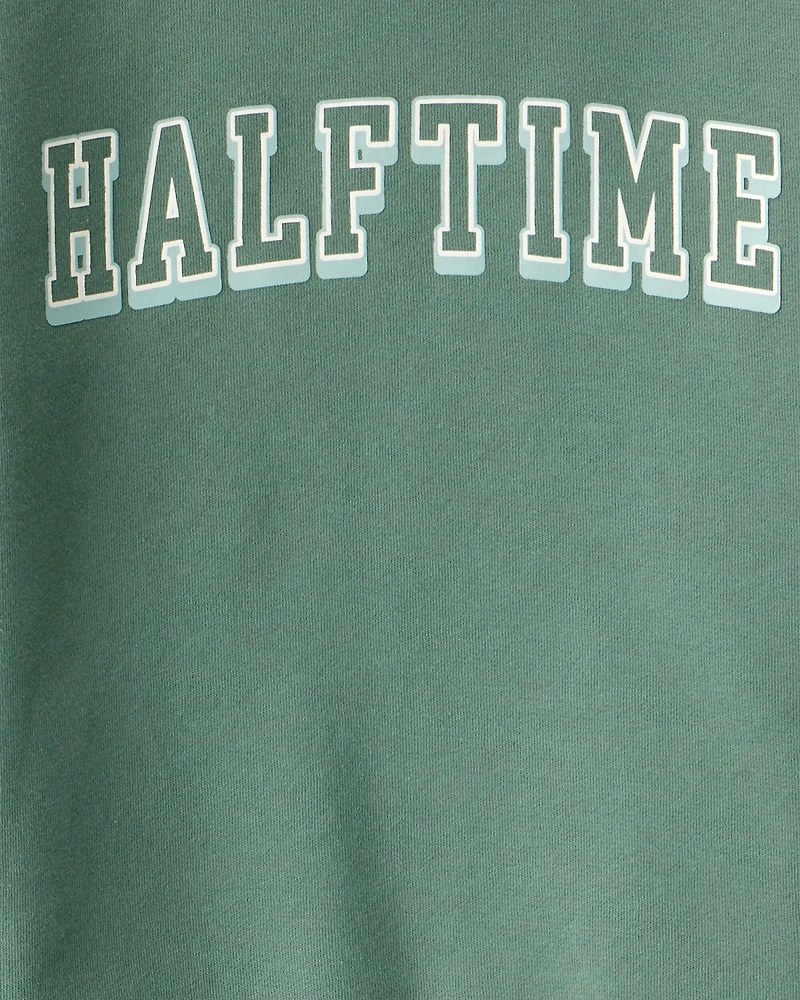Girls 2-Piece Halftime Sweatshirt & Pant Set - Green
