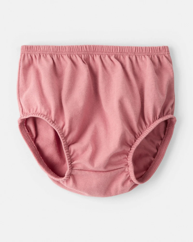 Baby Girl Rib Knit Dress - Pink