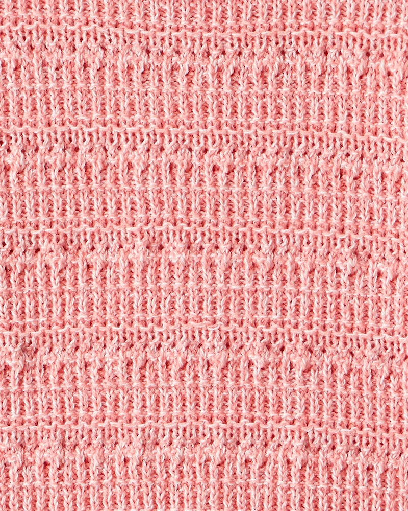 Toddler Girl Long-Sleeve Sweater - Pink