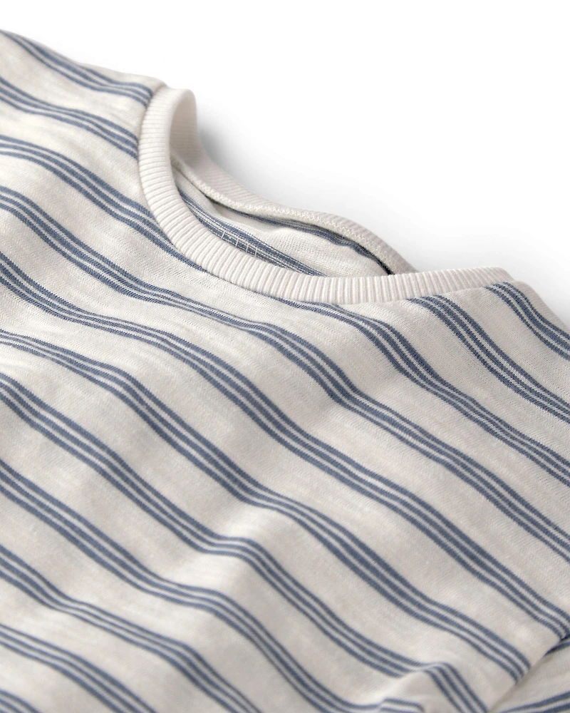 Toddler Boy 3-Pack Organic Cotton Tees in Stripes