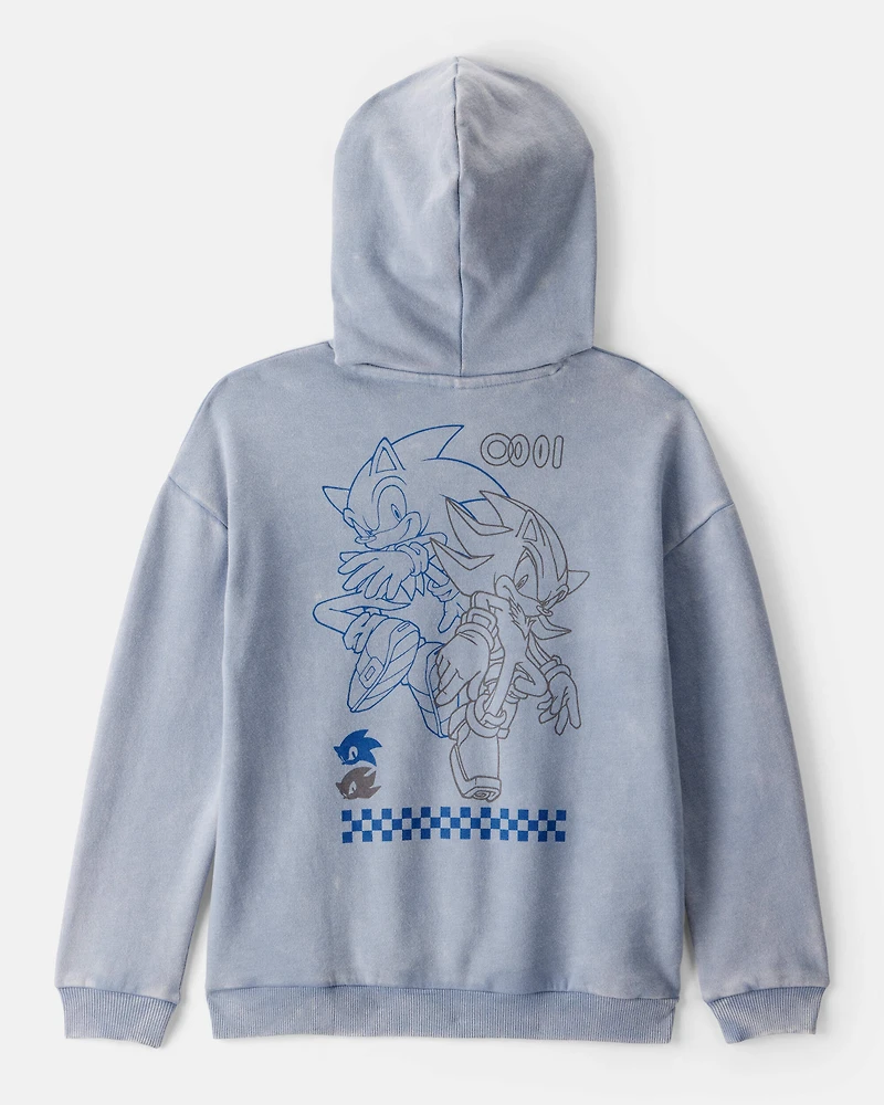 Boys Sonic the Hedgehog™ Long-Sleeve Pullover Hoodie - Blue