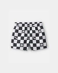 Toddler Boy ©Disney/Pixar Cars Swim Trunks - Black/White