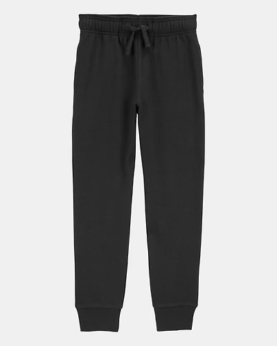 Boys Pull-On Drawstring Joggers - Black